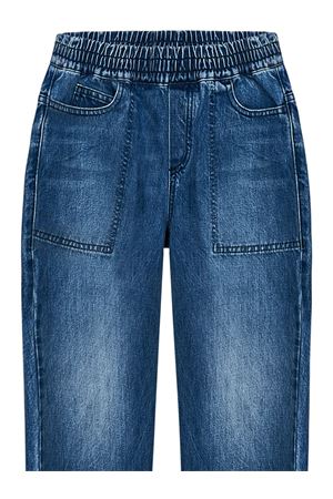 Jeans in cotone blu FENDI KIDS | JMF428AMHXF0QG0